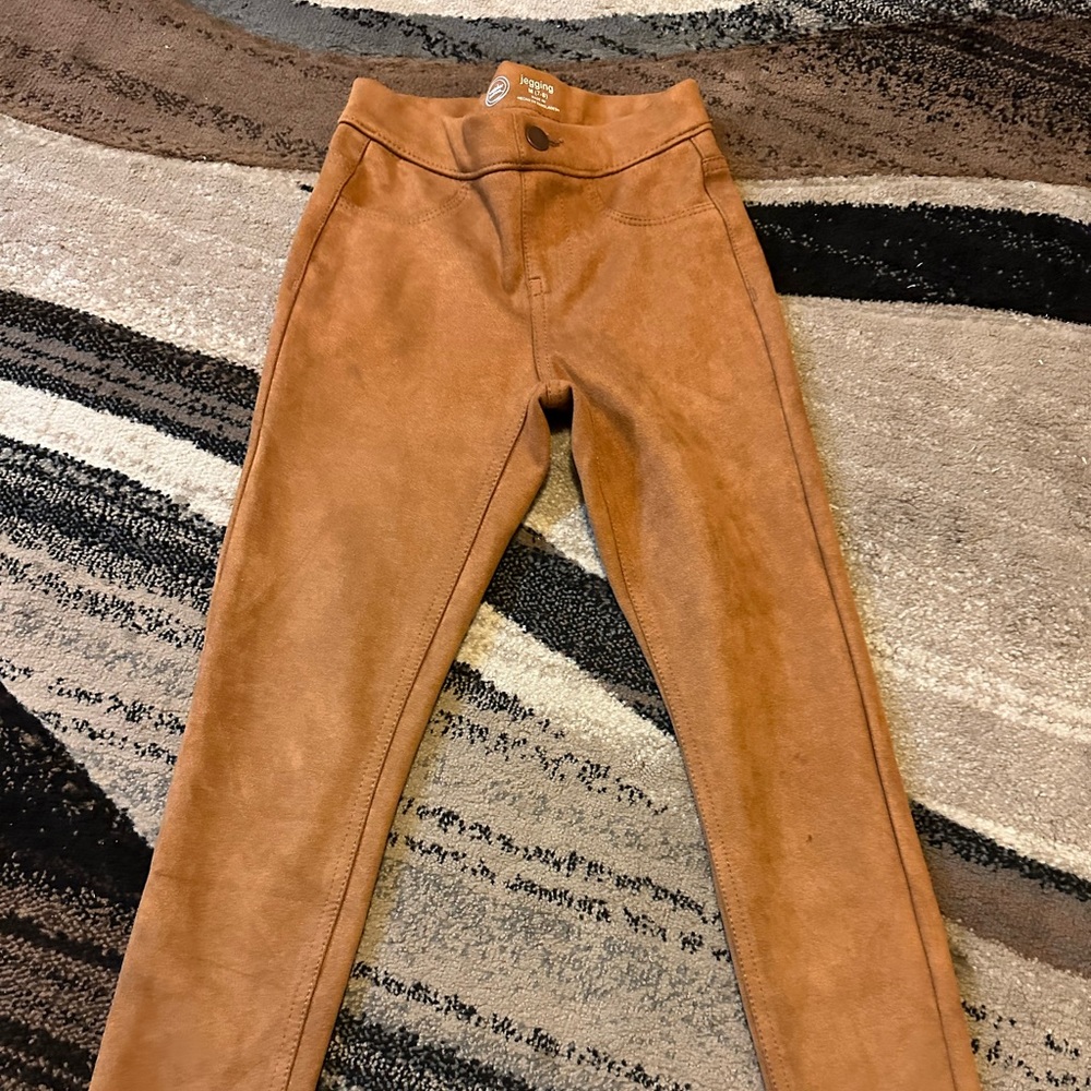 Girls brown jeggins